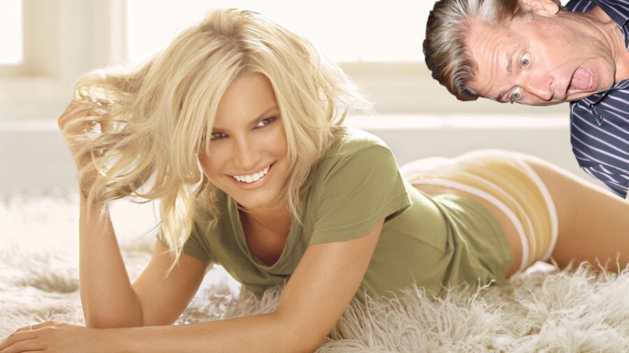 JESSICA SIMPSON E SEU PAPAI JOE