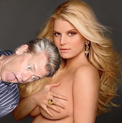 JESSICA SIMPSON E SEU PAPAI JOE