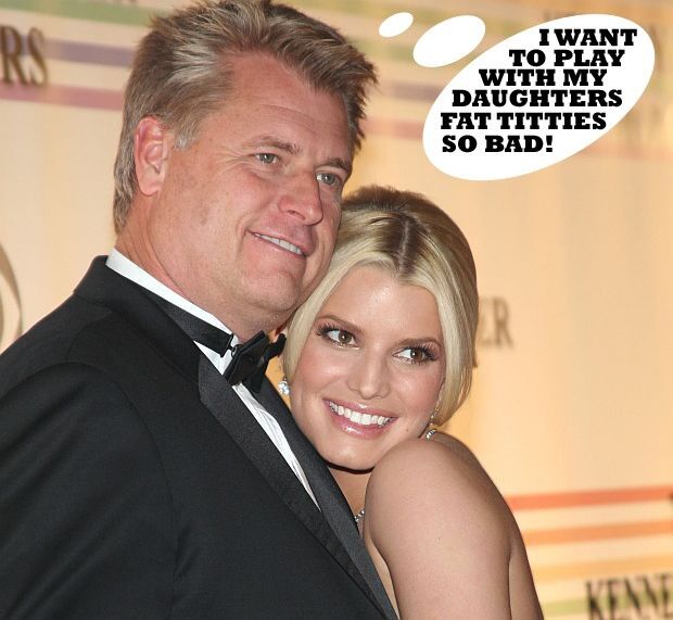 JESSICA SIMPSON E SEU PAPAI JOE