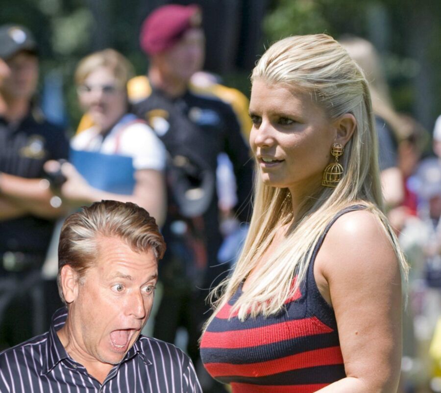 JESSICA SIMPSON E SEU PAPAI JOE