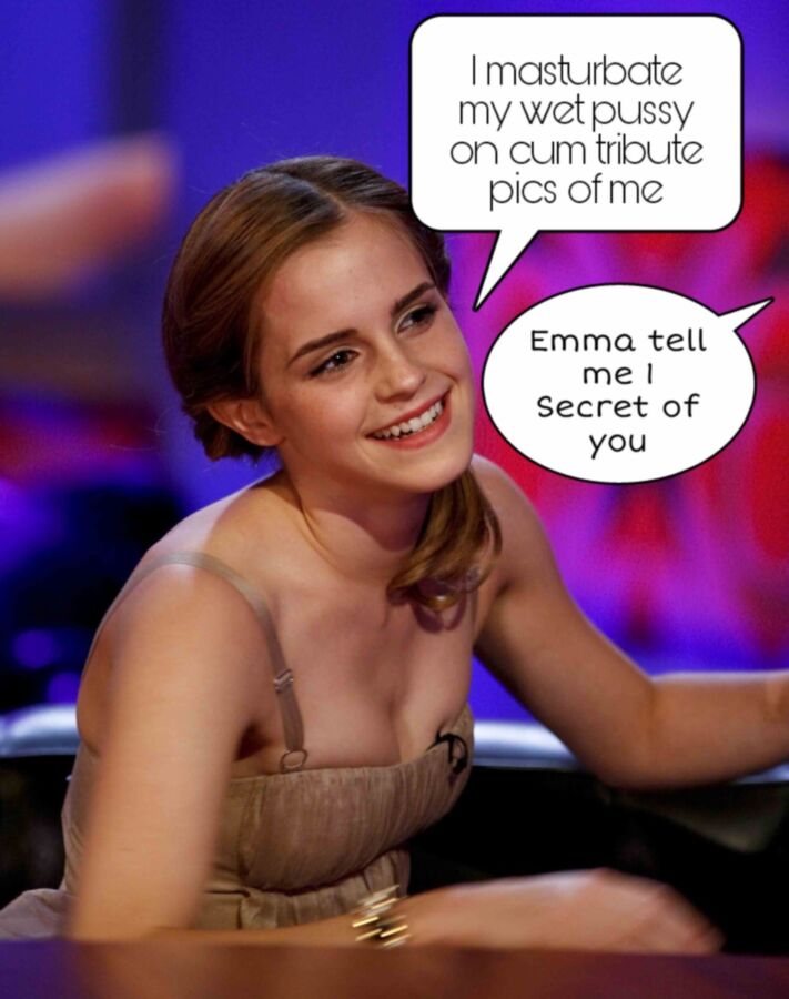 Emma Watson braucht dein Sperma / deinen Sperma-Tribut