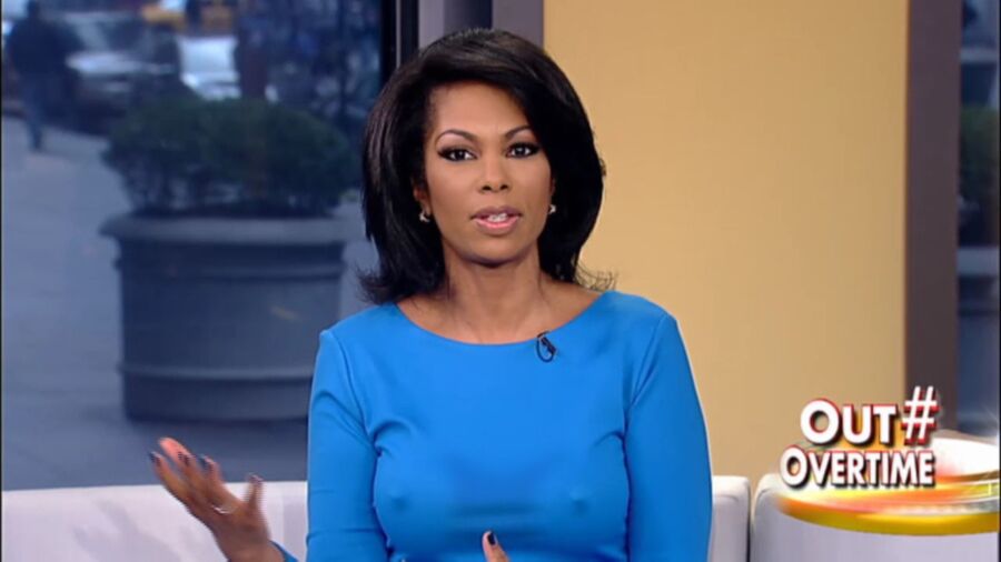 Harris Faulkner Fox News babe fake nipple pokies