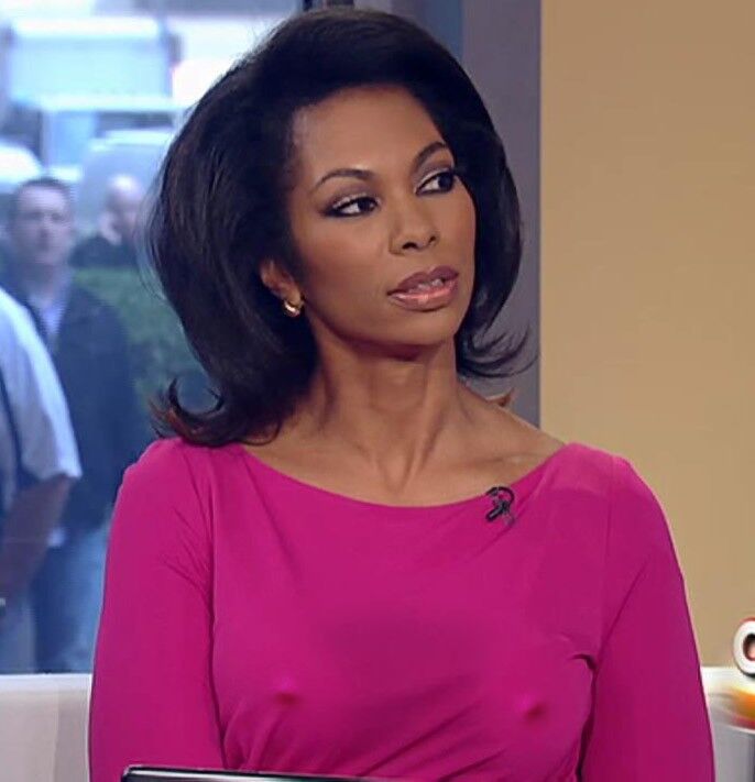 Harris Faulkner Fox News babe fake nipple pokies