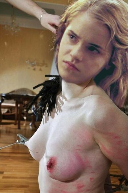 Emma Watson em Harry Potter e a Boceta Quebrada