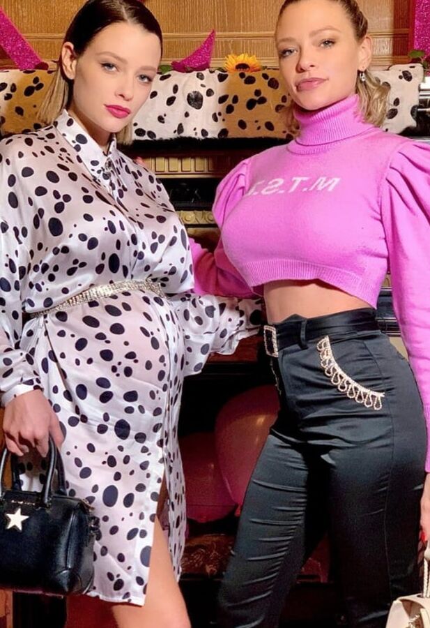 Silvia Provvedi (Donatella) pregnant