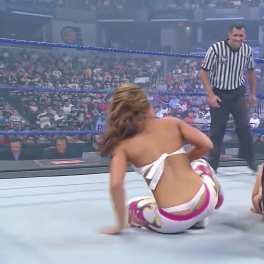 Mickie James thong slip Compilation