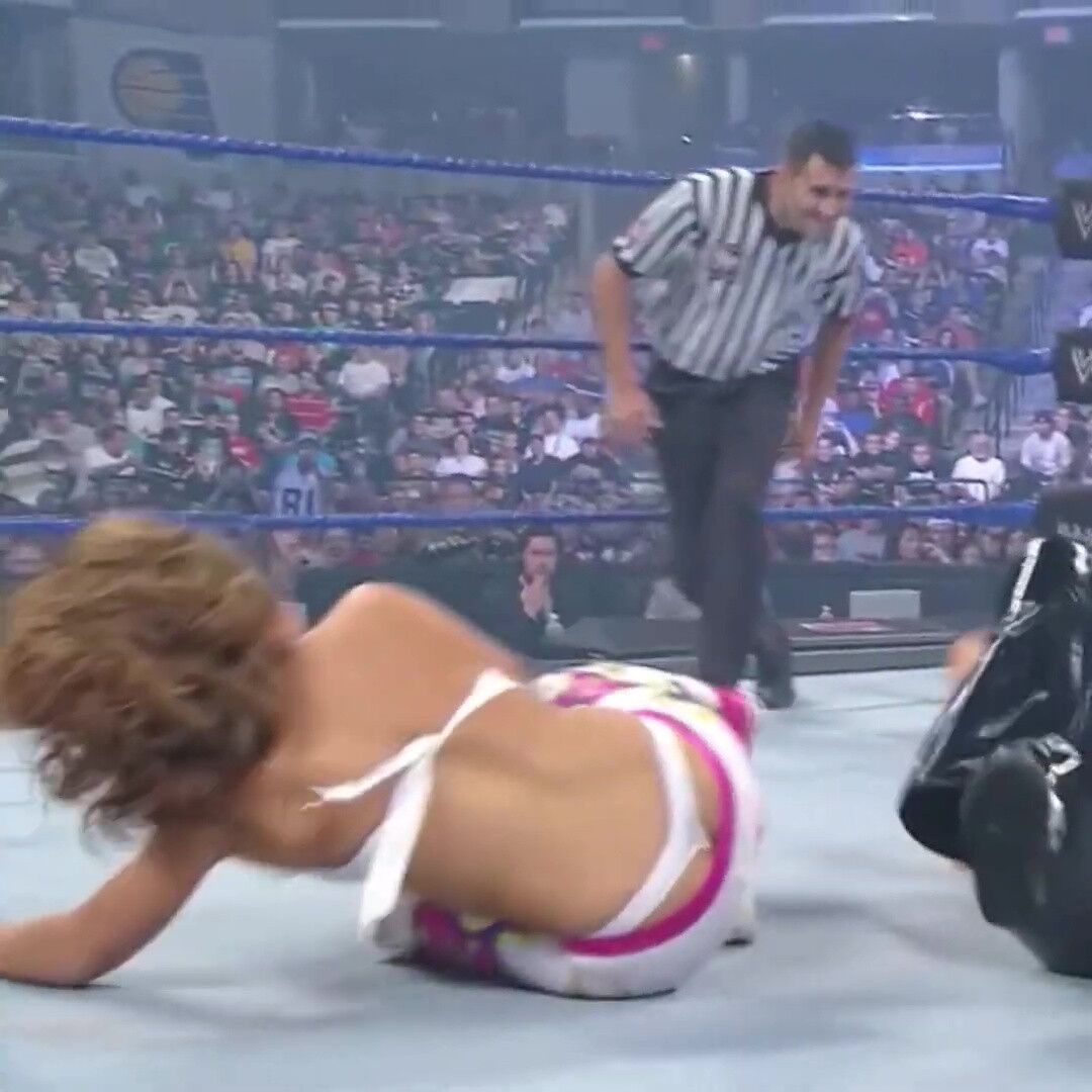 Mickie James thong slip Compilation