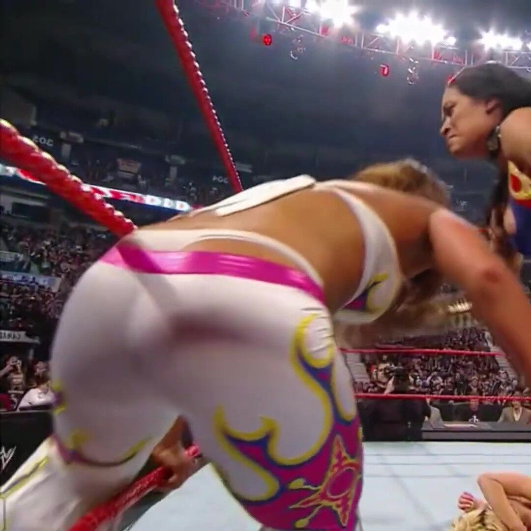 Mickie James thong slip Compilation