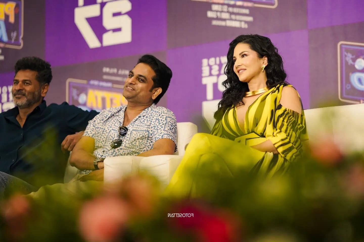 Sunny Leone Petta Rap-Pressetreffen in Kochi, Indien, September 2024