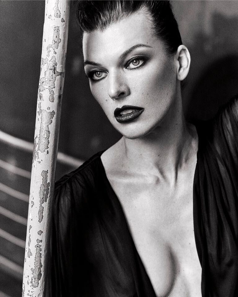 Milla Jovovich, mannequin actrice ukrainienne