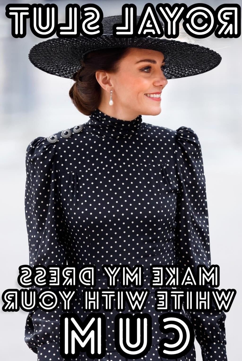 Kate Middleton, la salope royale, aime les Bukakkes