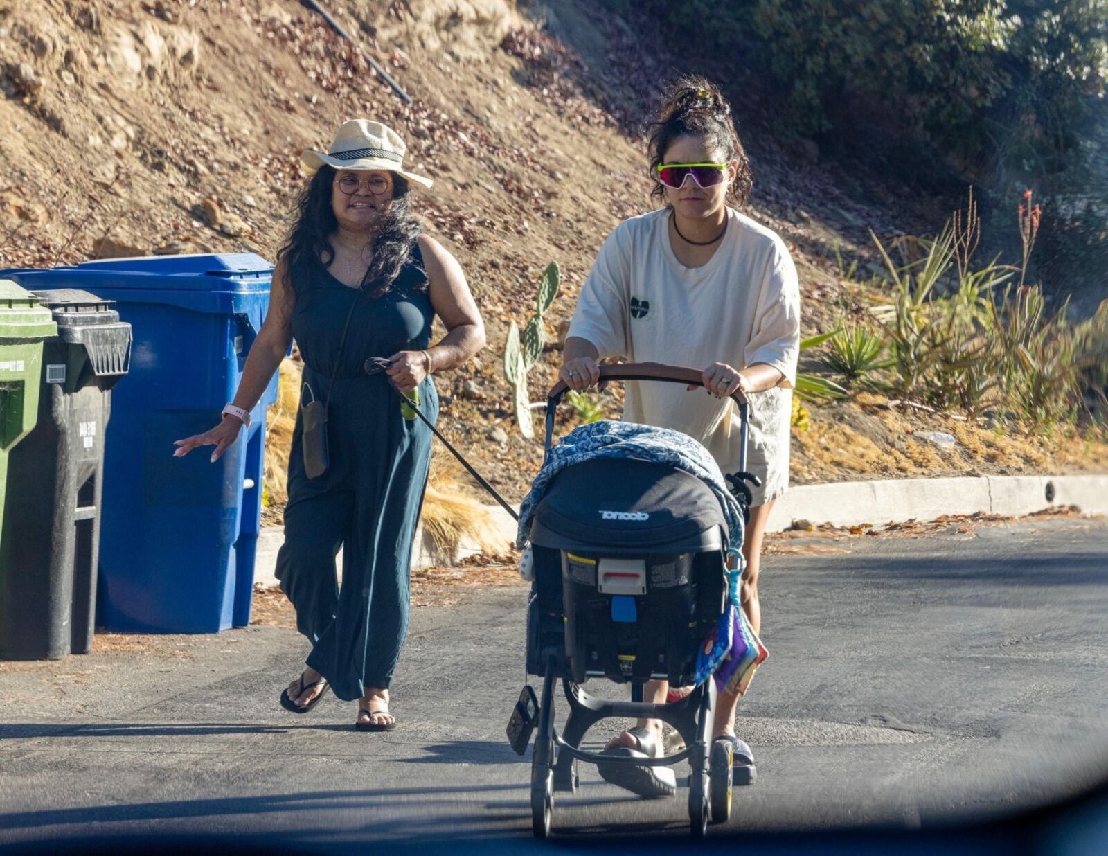 Vanessa Hudgens   Steps out for a stroll in Los Angeles 