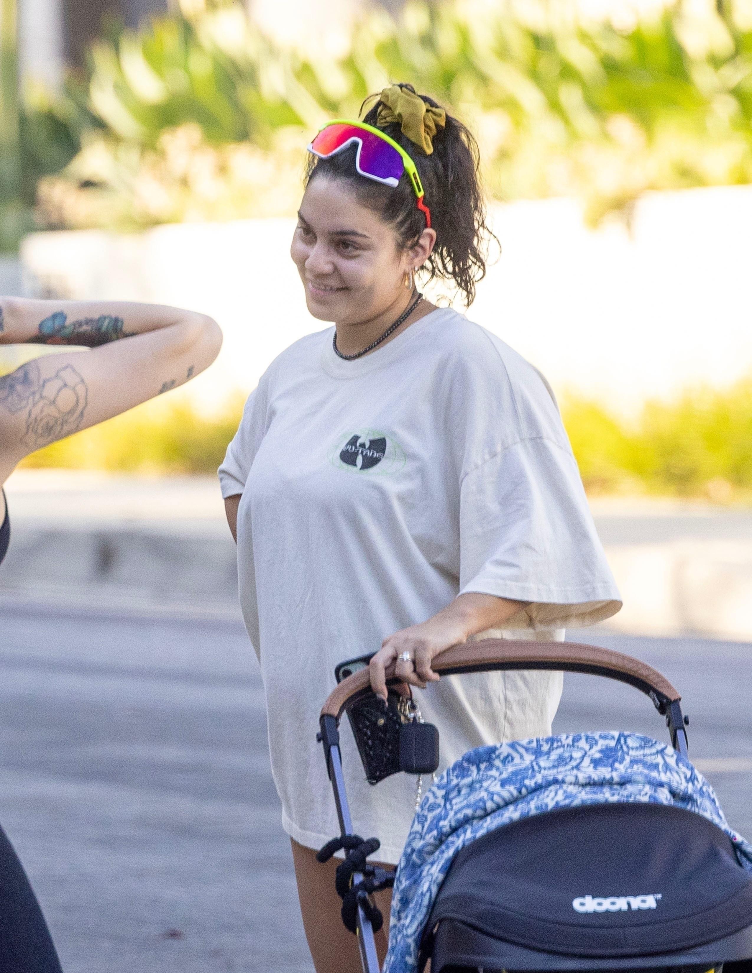 Vanessa Hudgens   Steps out for a stroll in Los Angeles 