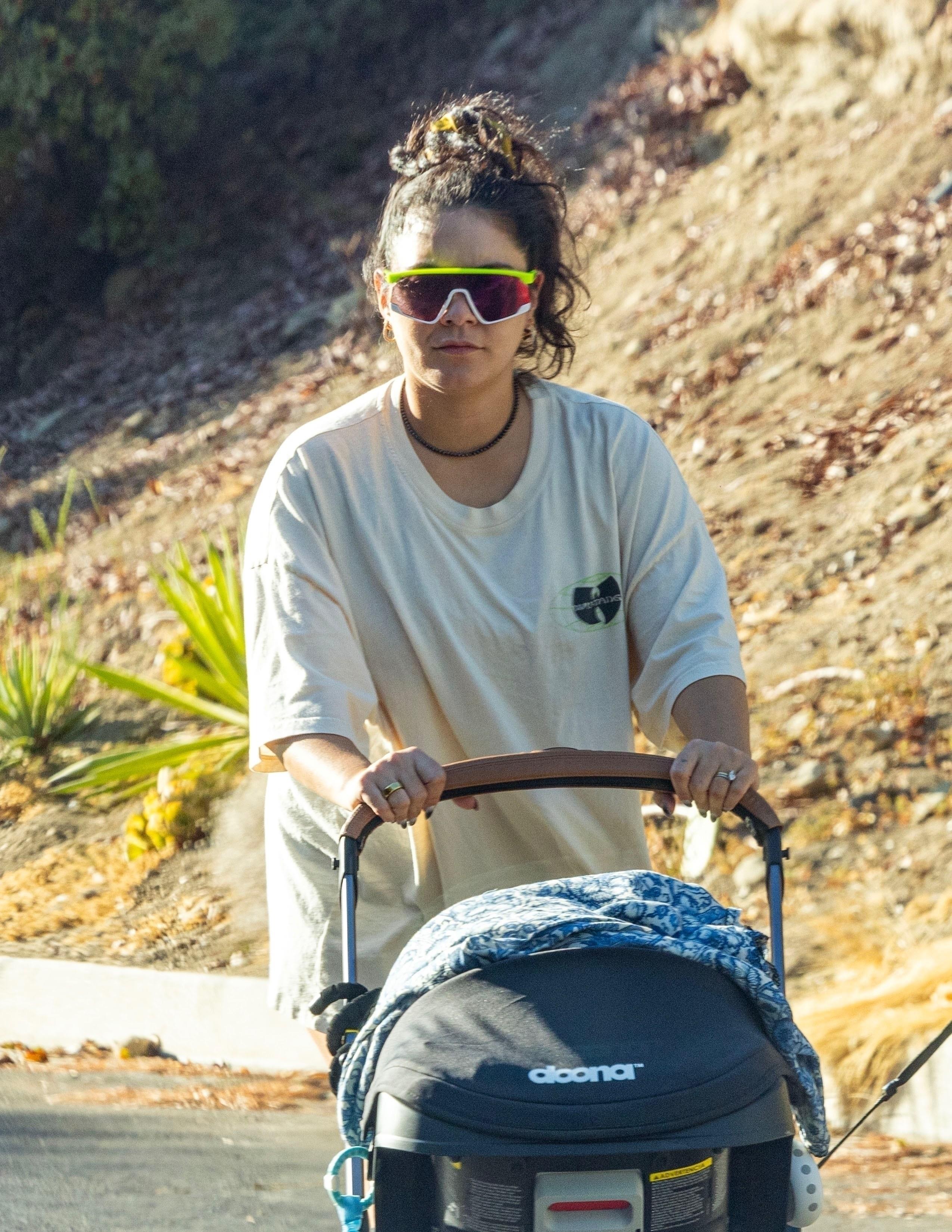 Vanessa Hudgens   Steps out for a stroll in Los Angeles 