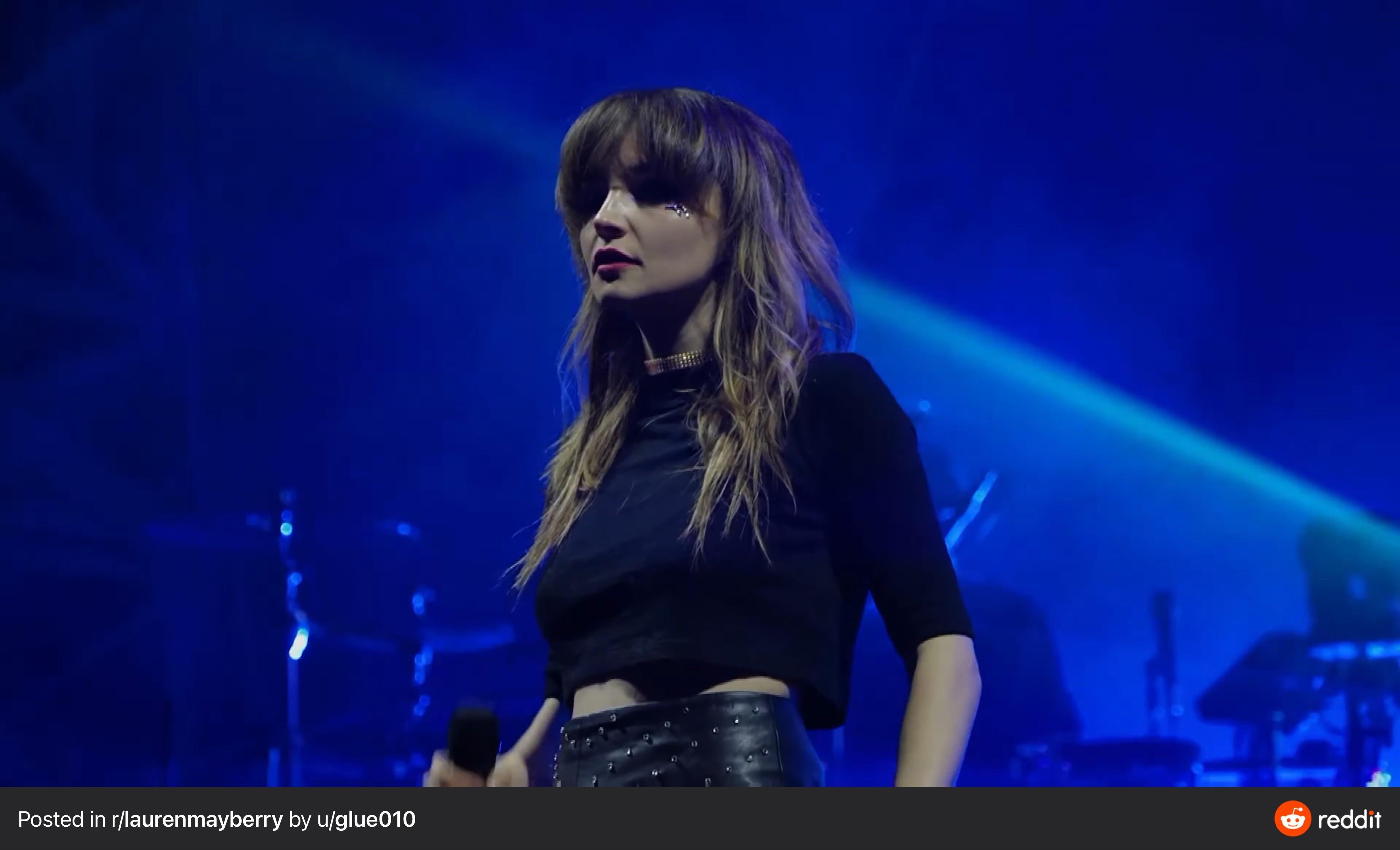 Lauren Mayberry tan tan sexy