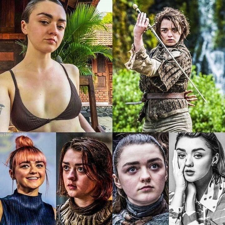 Maisie Williams over the time