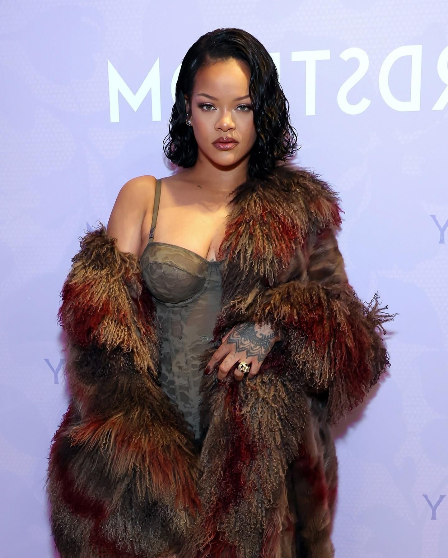 Rihanna celebrates Savage x Fenty Lavish Lace debut at LA