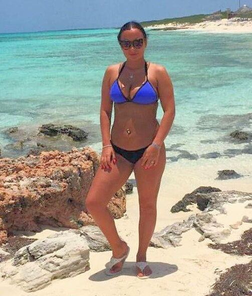 Rachael Nemi Tries To Hide Bikini Past Wankers Still Jerking Off