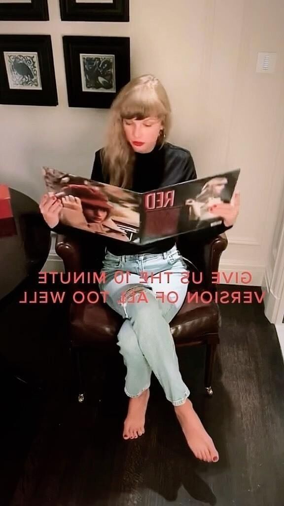 Pés de Taylor Swift: parte do motivo pelo qual fui enjaulado