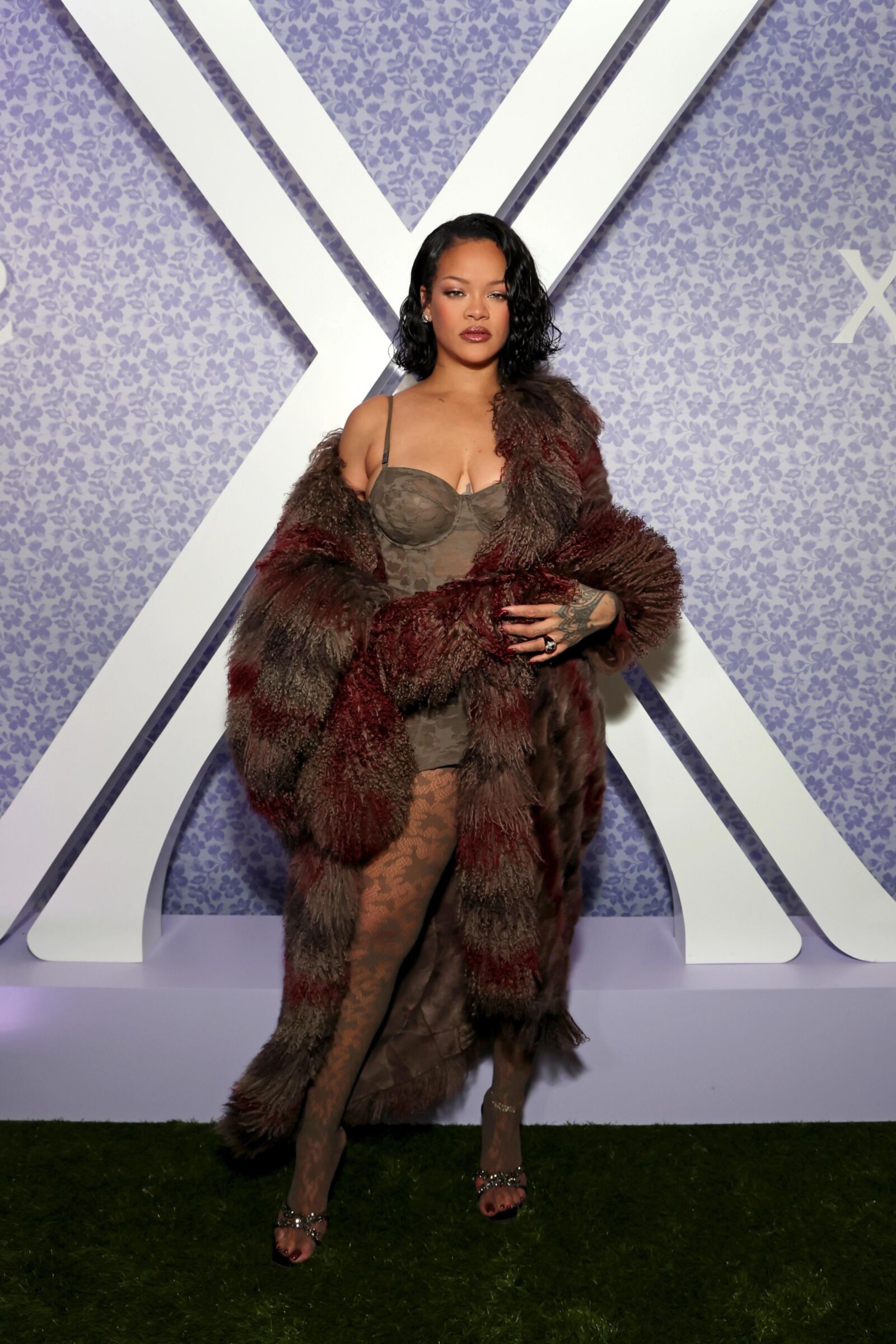 Rihanna celebrates Savage x Fenty Lavish Lace debut at LA