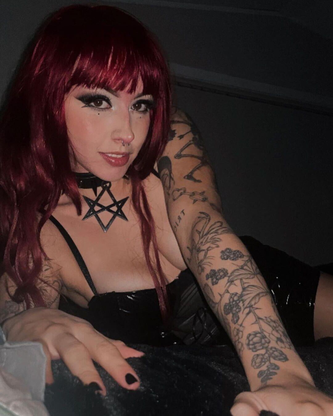 sexy goth singer