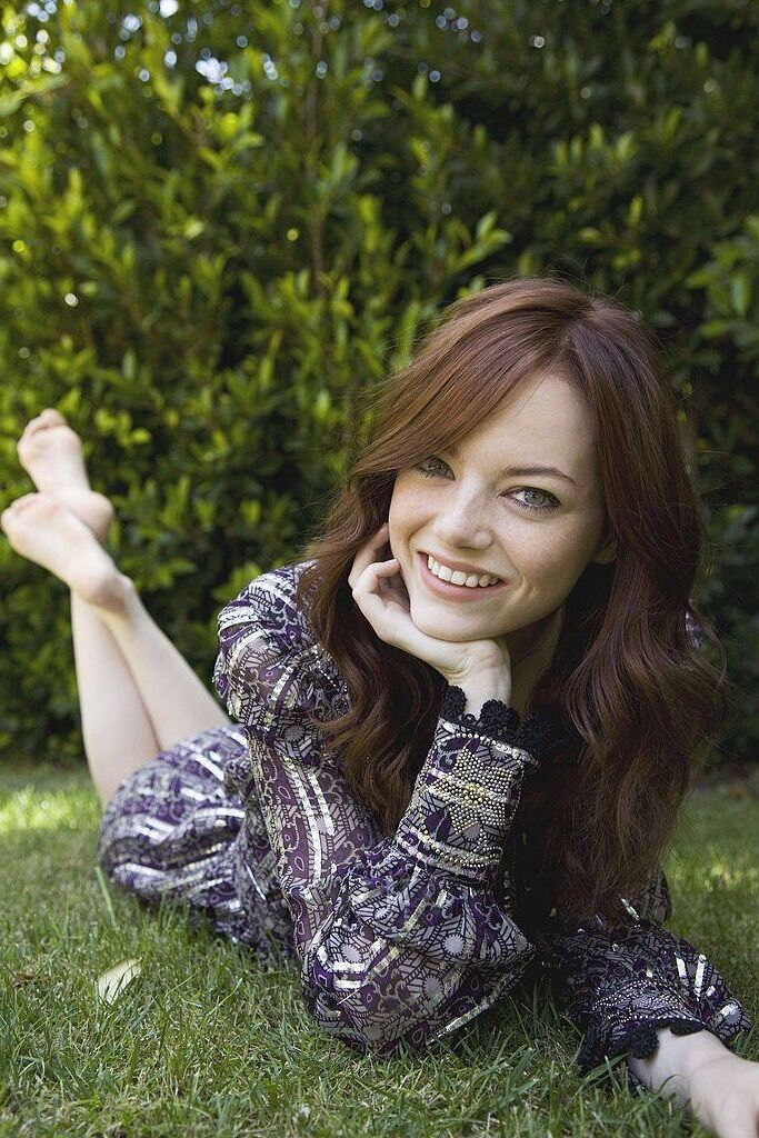 Emma Stone: cara fodível, bunda martelável