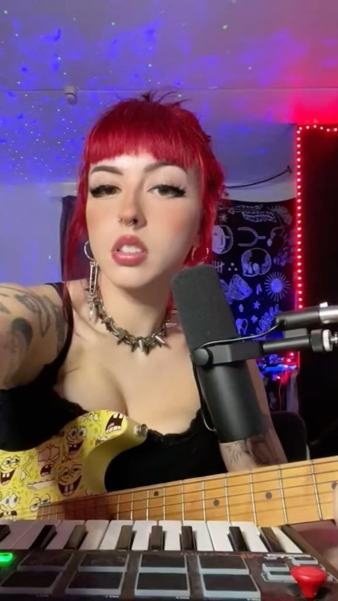 sexy goth singer