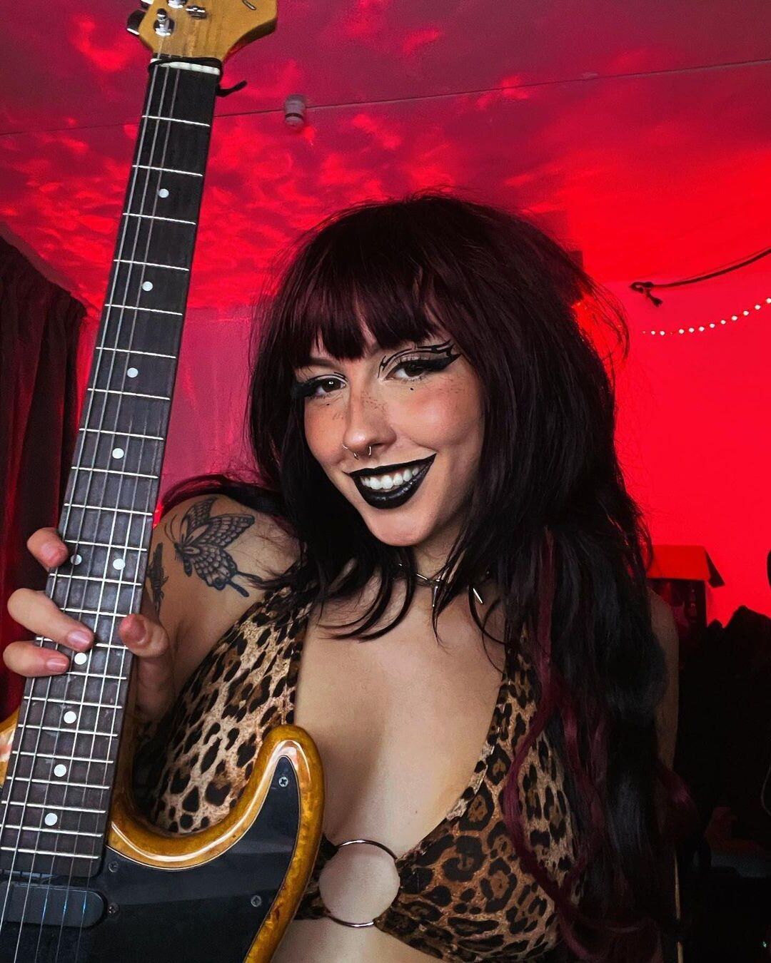 sexy goth singer