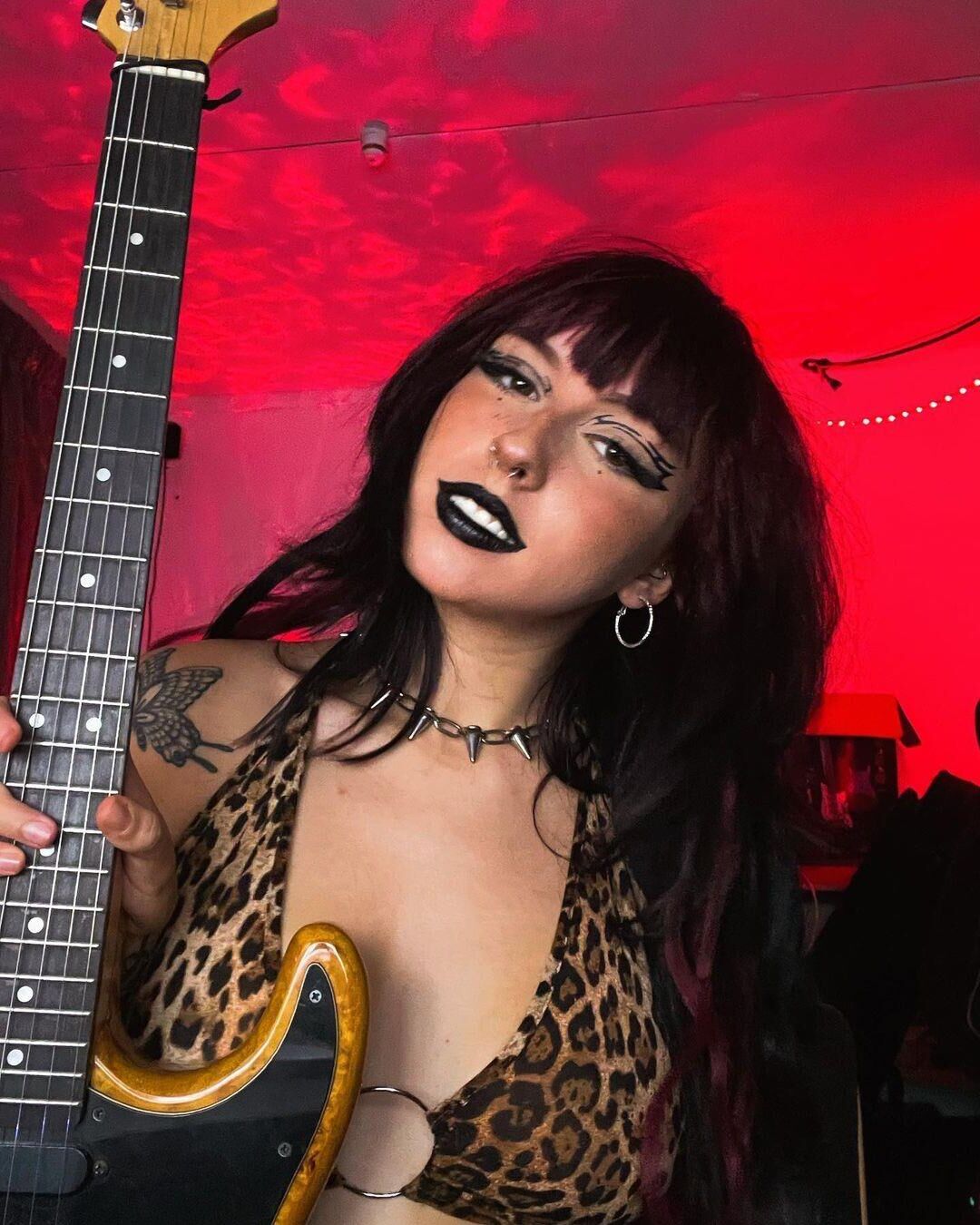 sexy goth singer