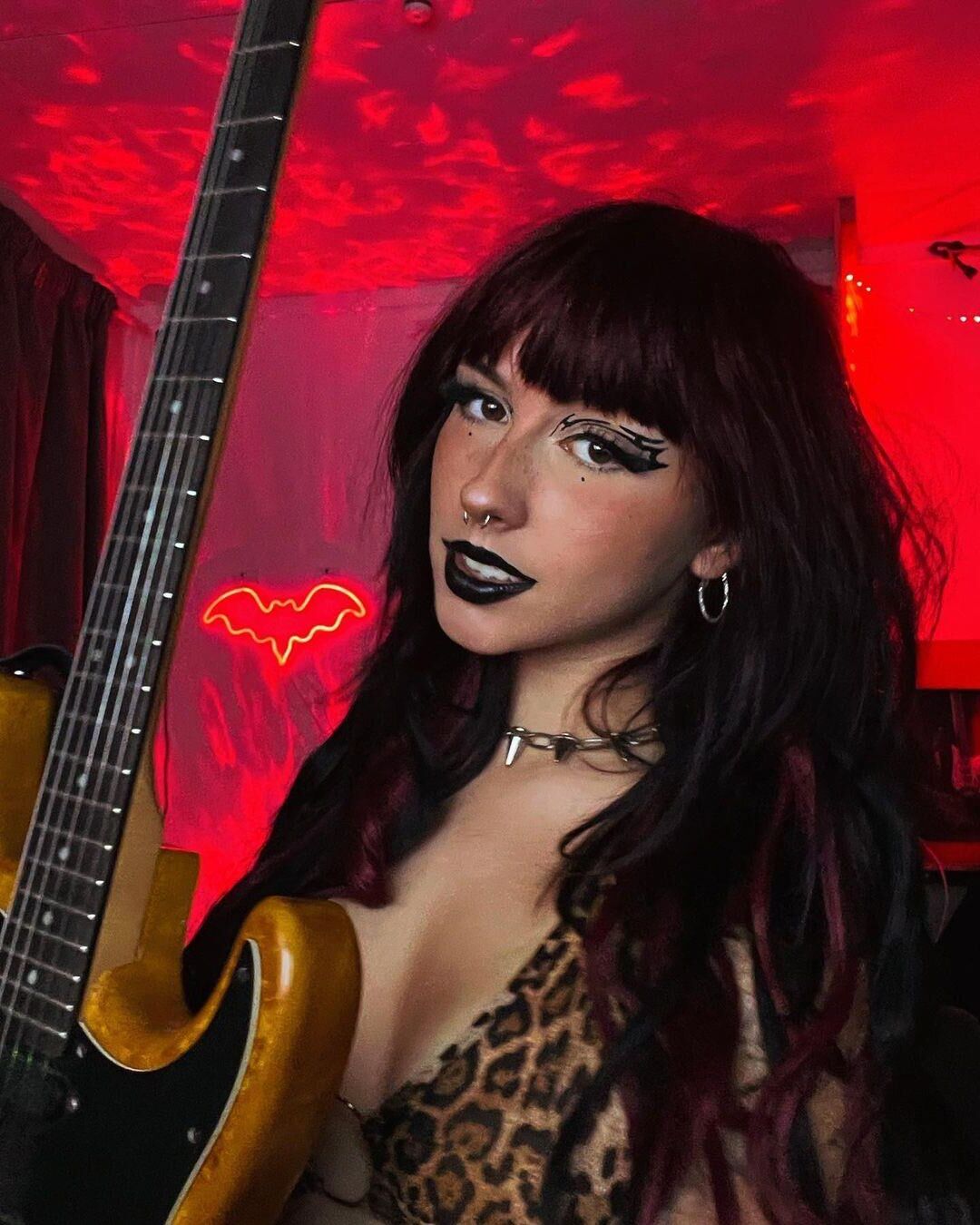 sexy goth singer