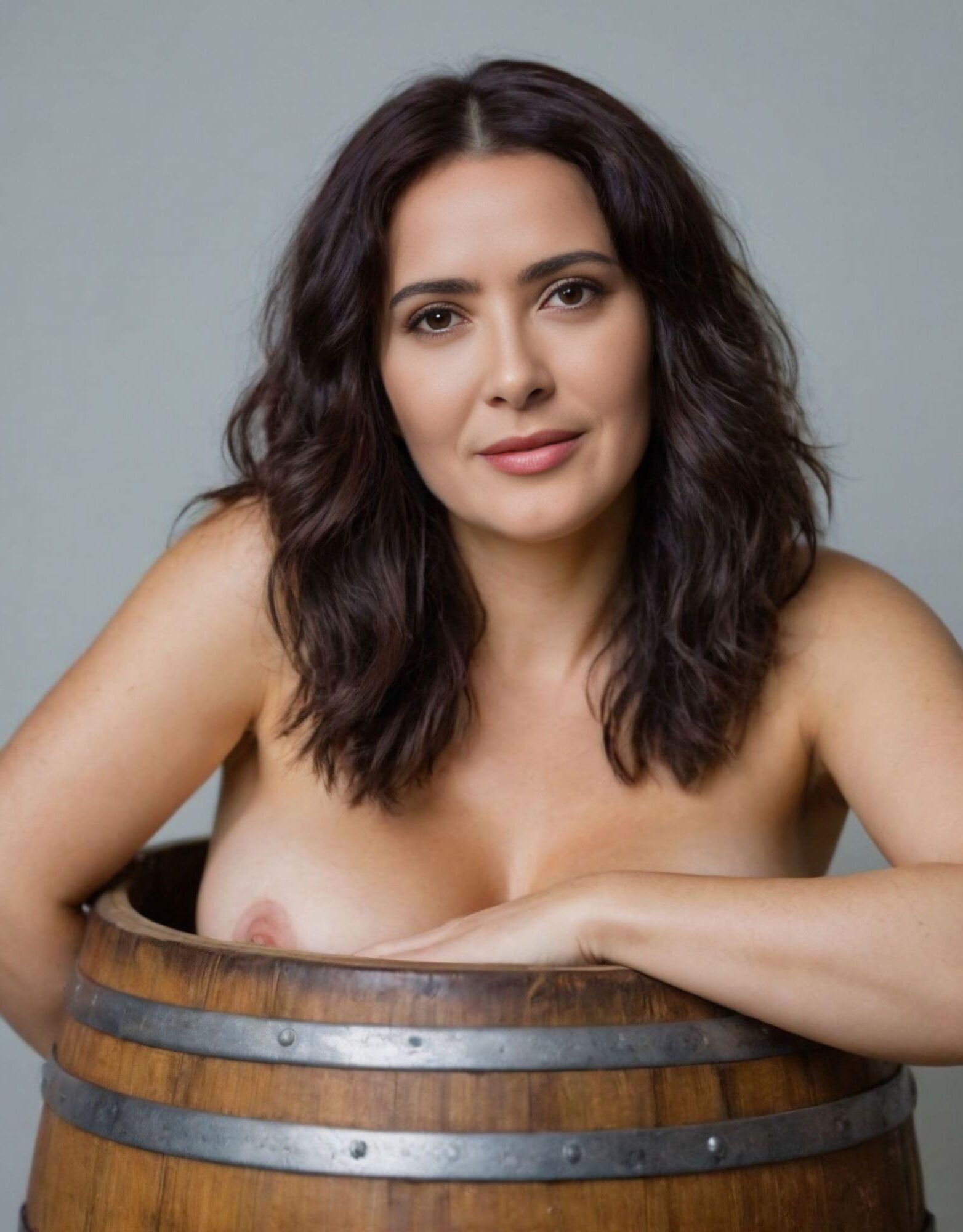 Salma Hayek na Festa de Outubro