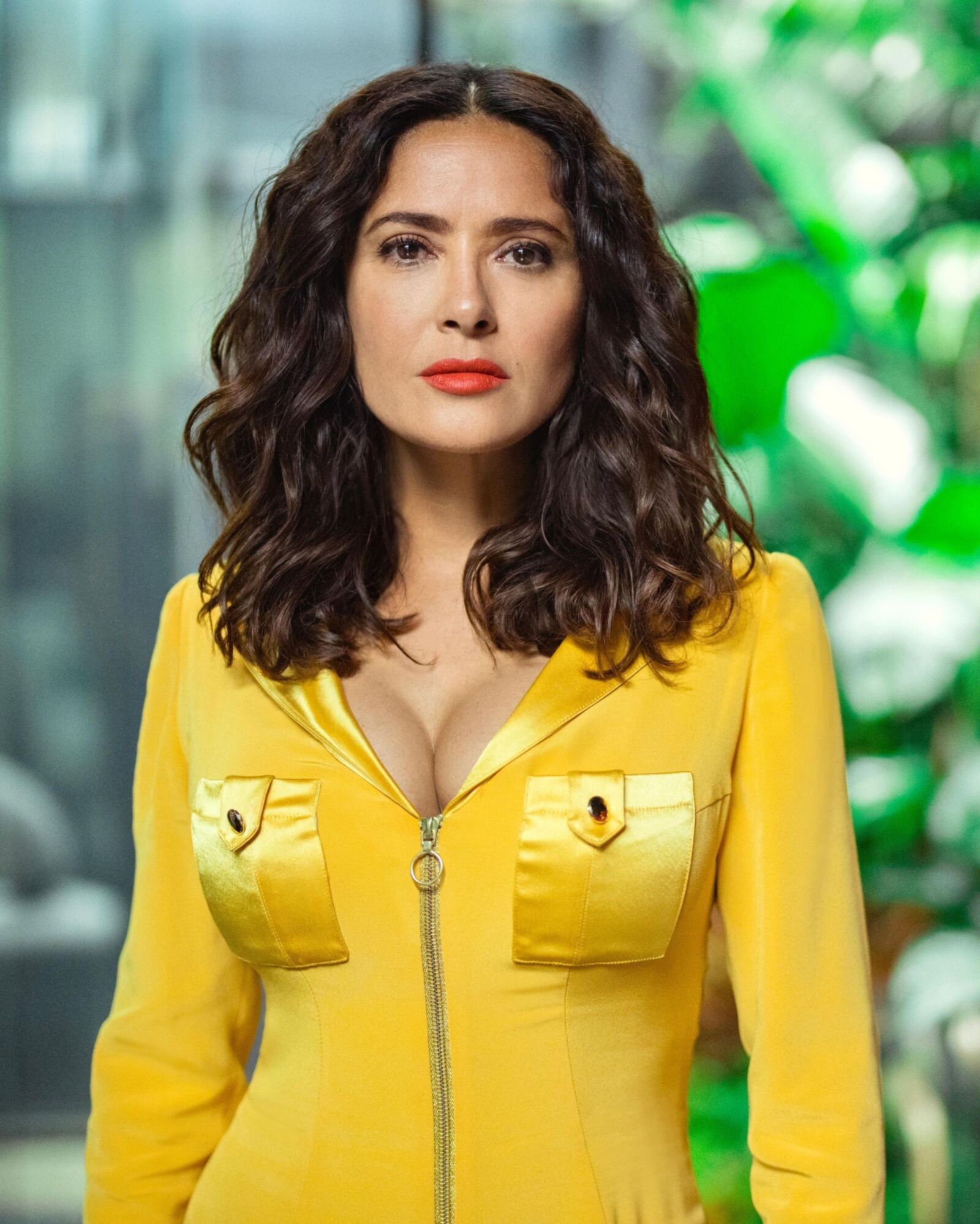 Salma Hayek na Festa de Outubro