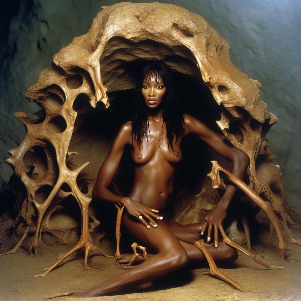 AI Respectfully Generated: Iconic Beauty Naomi