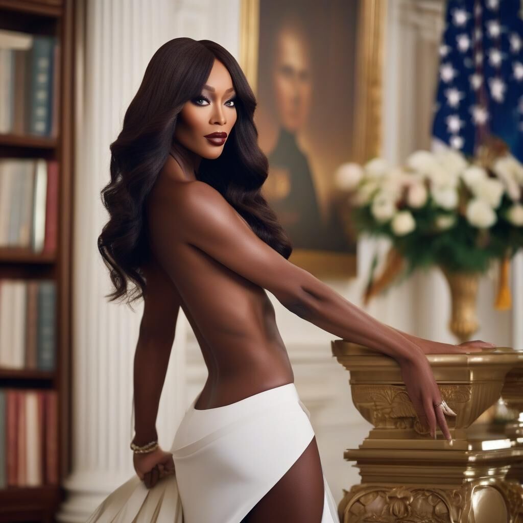 AI Respectfully Generated: Iconic Beauty Naomi