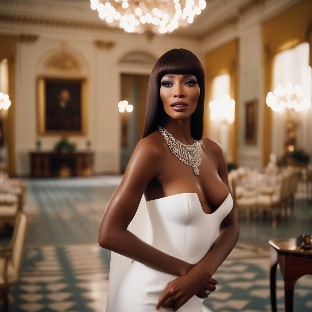 AI Respectfully Generated: Iconic Beauty Naomi