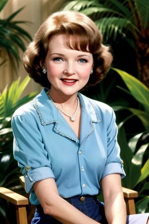 Betty White poursuit Ann Niven