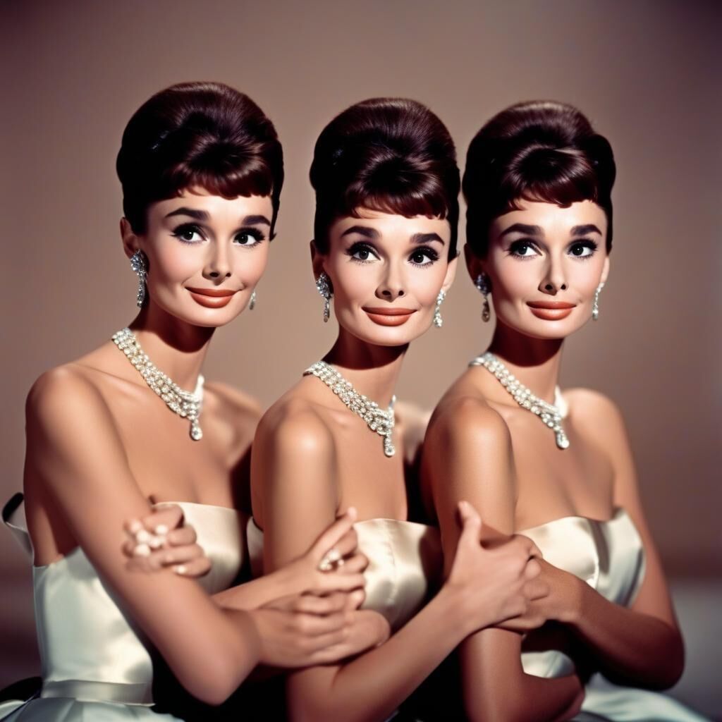 KI respektvoll generiert: Iconic Beauty Audrey