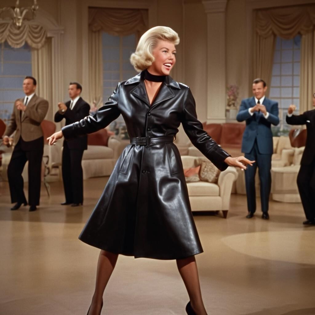 A.I. Doris Day in Leder