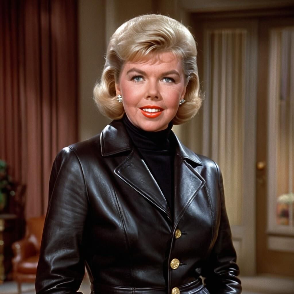 A.I. Doris Day in Leder