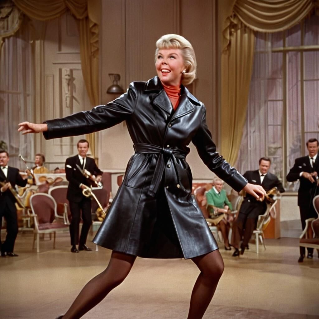 A.I. Doris Day in Leder