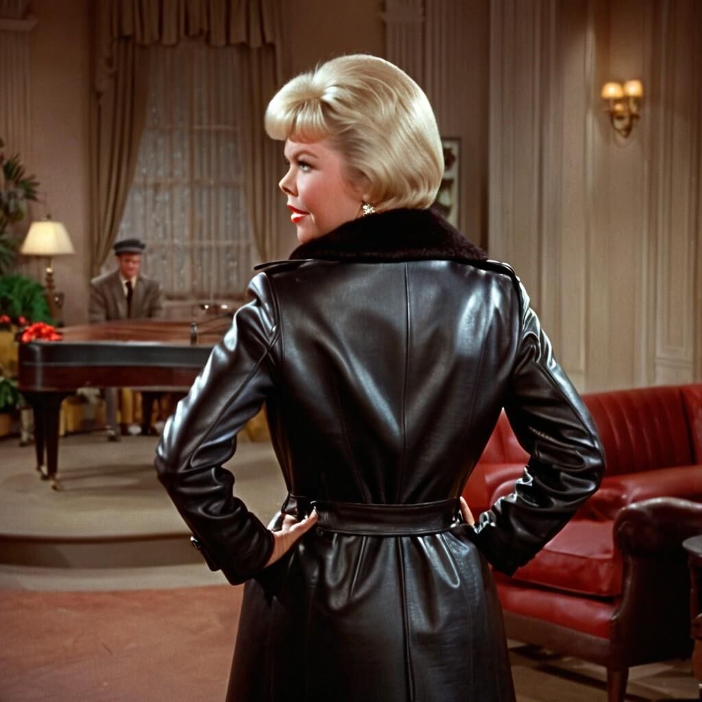 A.I. Doris Day in Leder