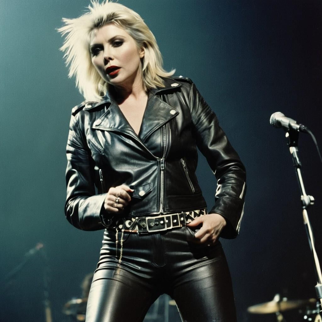 IA Debbie Harry em couro