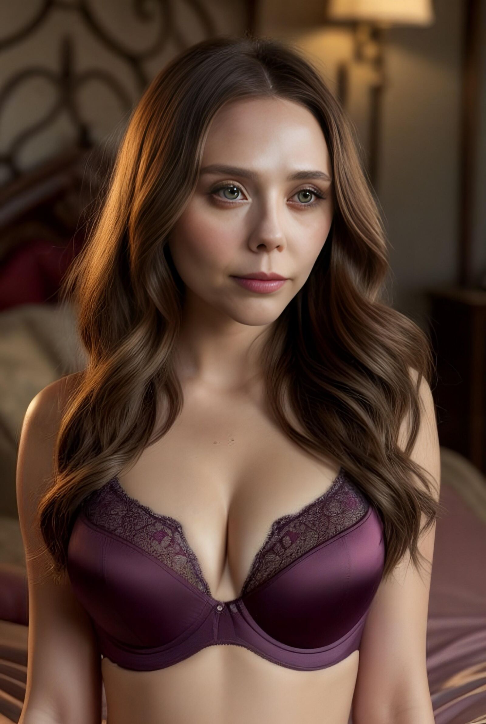 Elizabeth Olsen (IA gerada)