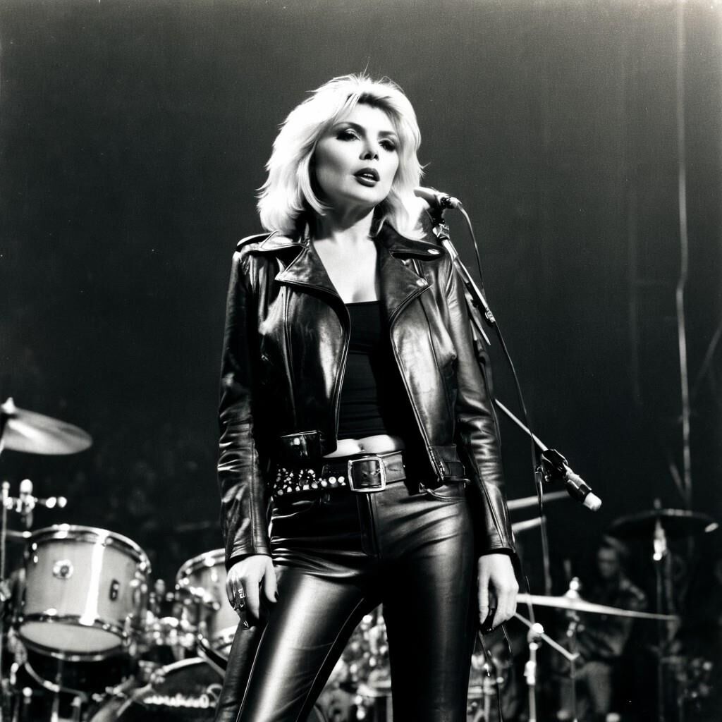 IA Debbie Harry em couro