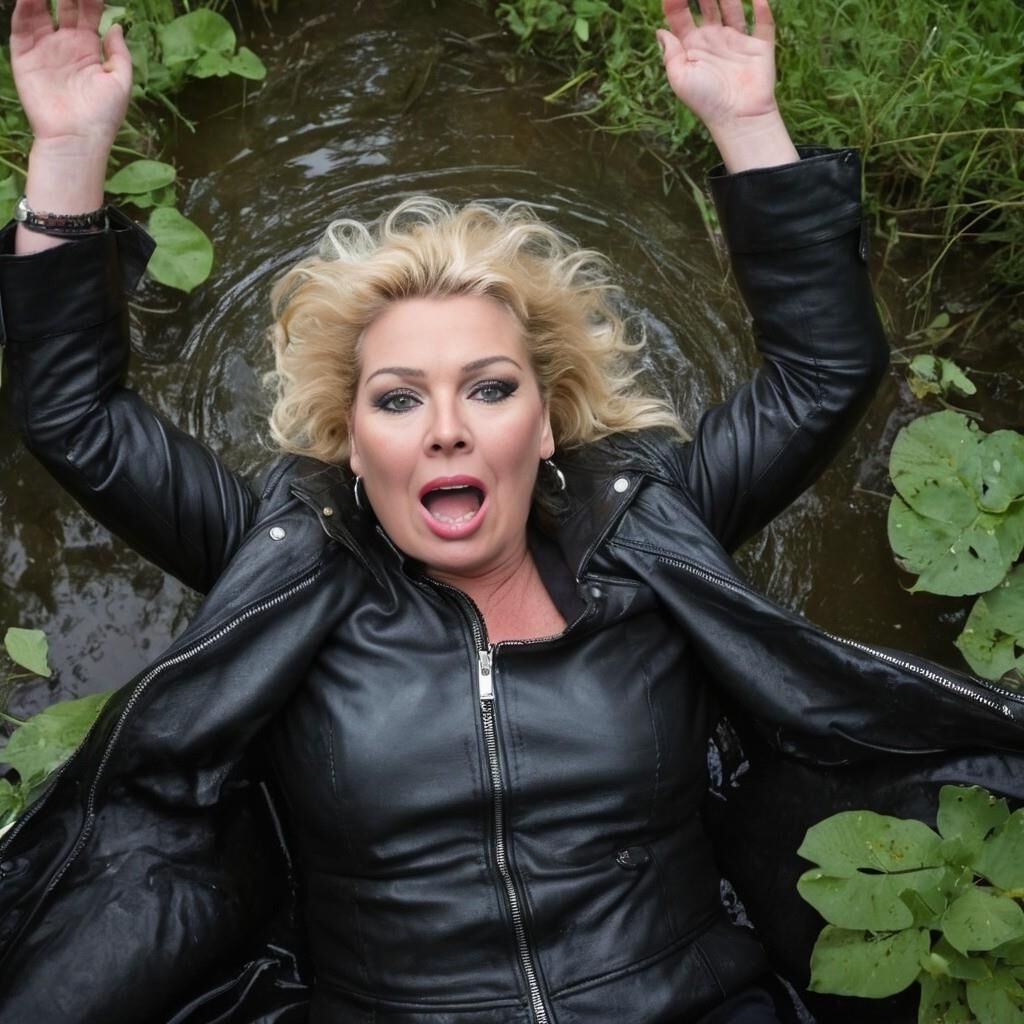 KI Kim Wilde in Leder