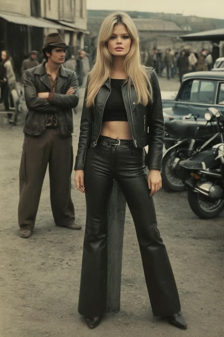 A.I. Brigitte Bardot en cuir