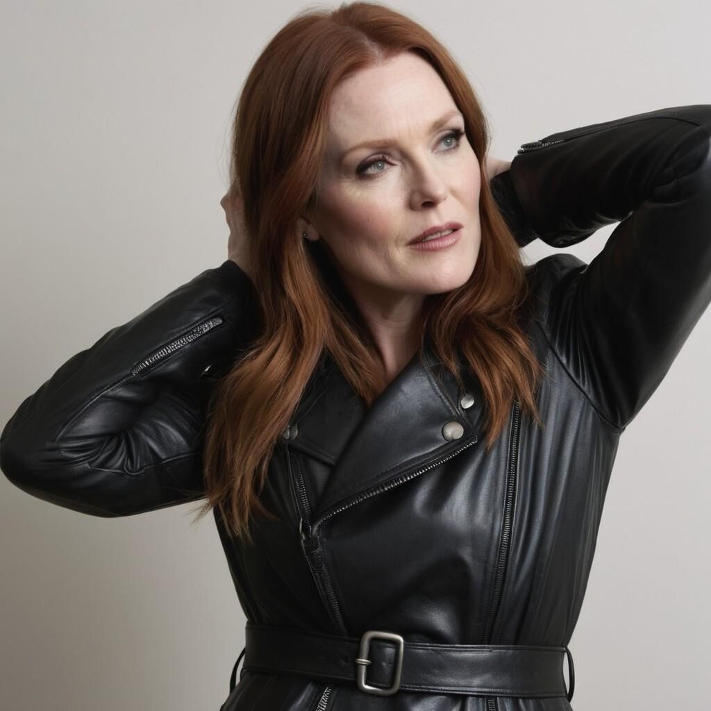 A.I. Julianne Moore in Leder