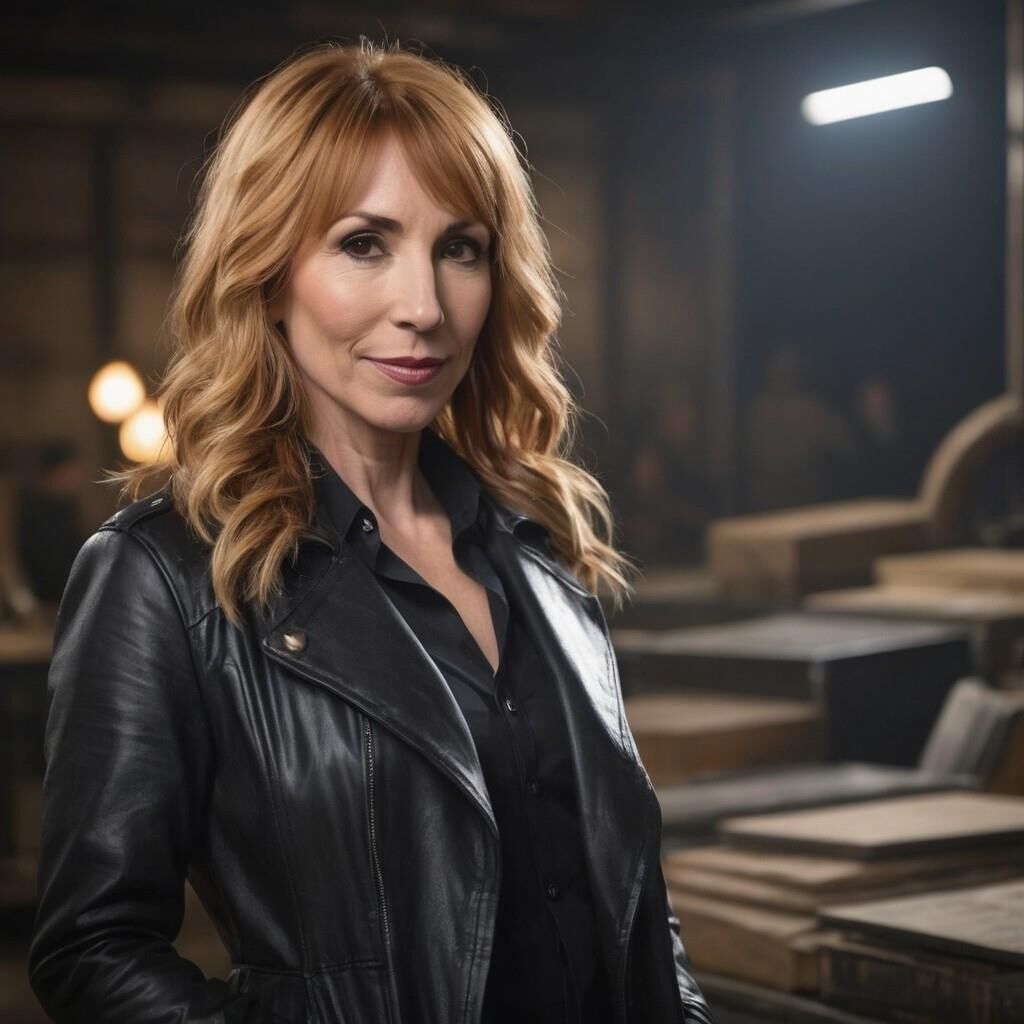 A.I. Kari Byron in Leder