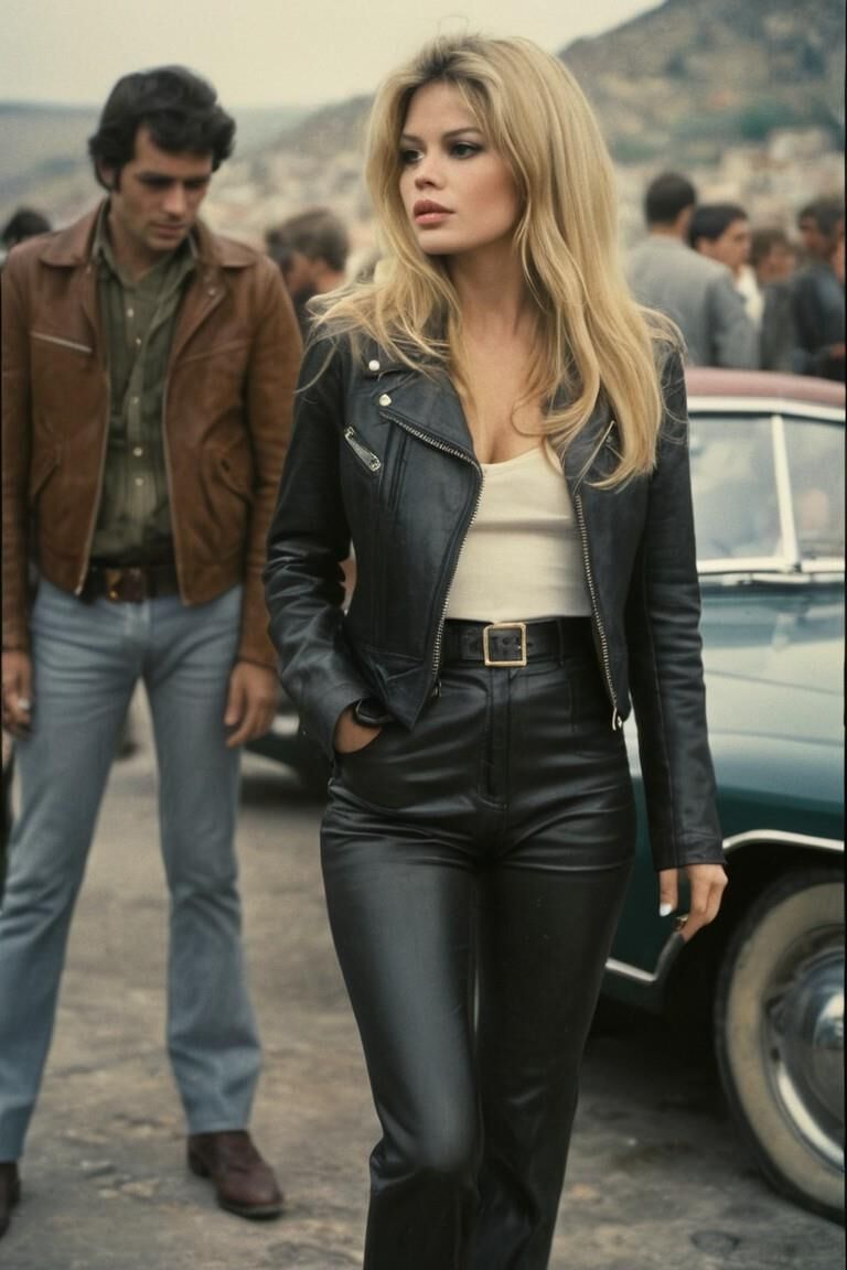 A.I. Brigitte Bardot in Leder