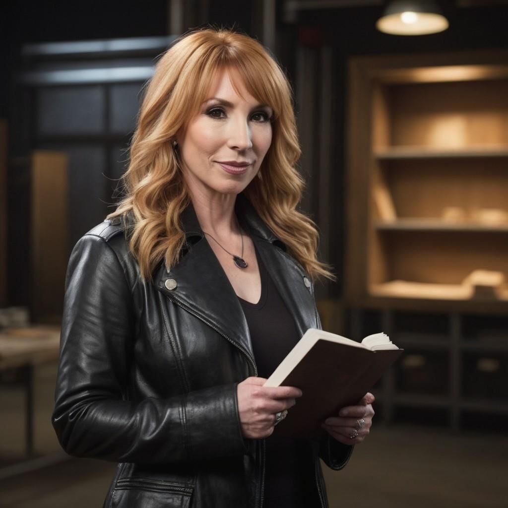 A.I. Kari Byron in Leder